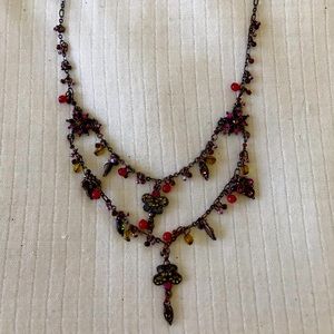 Pretty tiered necklace. 14-16 inches adjustable